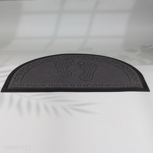 Factory price semicircle anti-slip household floor mat door mat