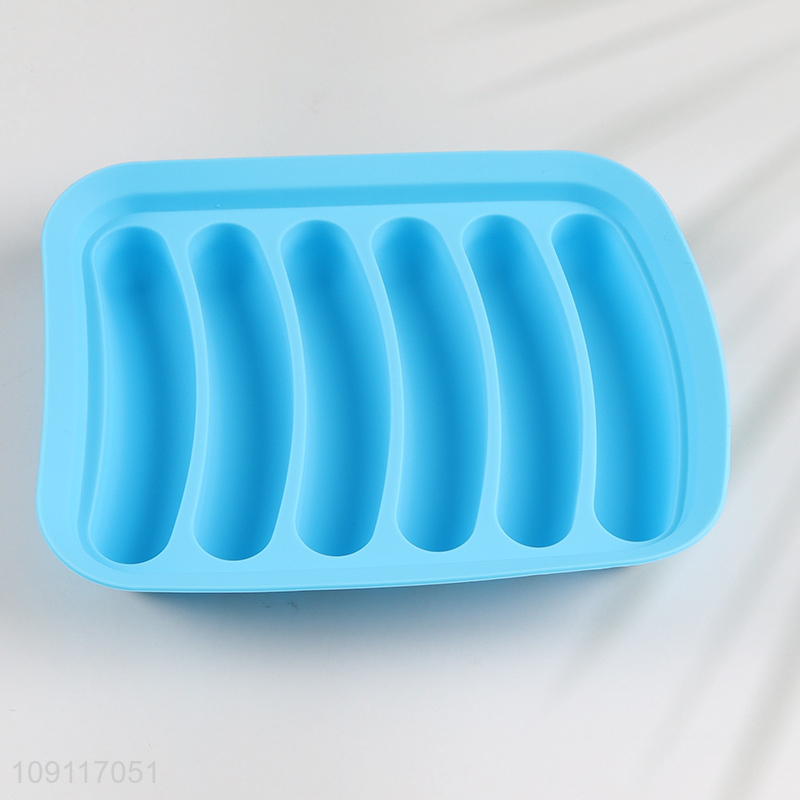New Product Silicone Sausage Mold Homemade Hot Dog Baking Mold with Lid
