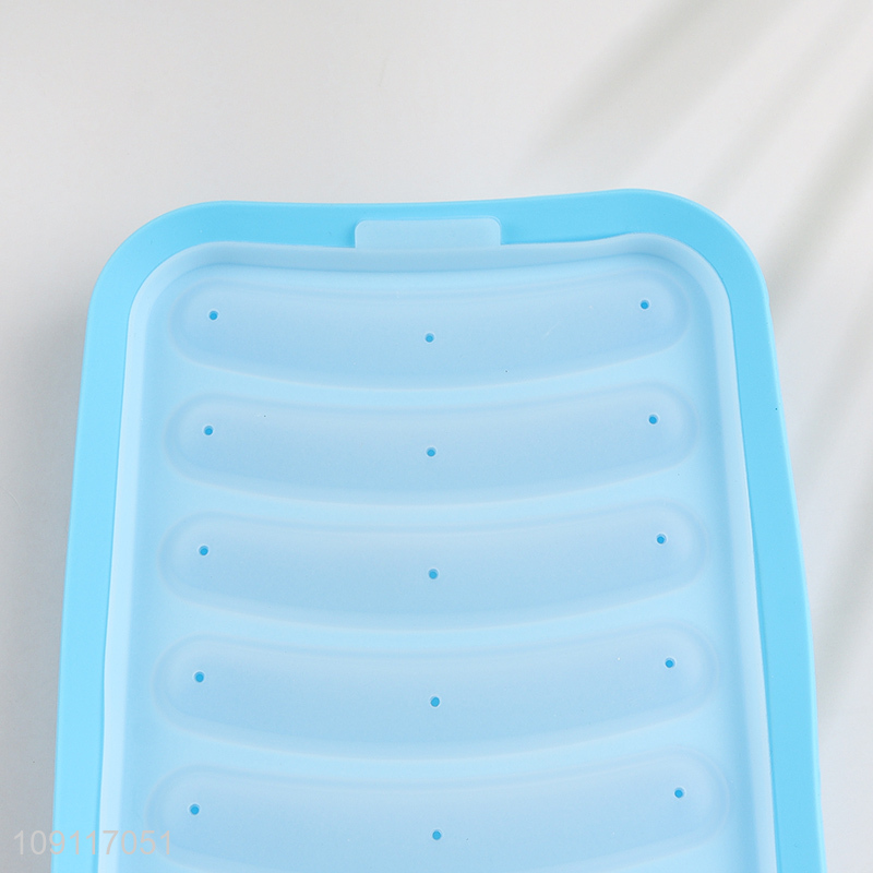 New Product Silicone Sausage Mold Homemade Hot Dog Baking Mold with Lid