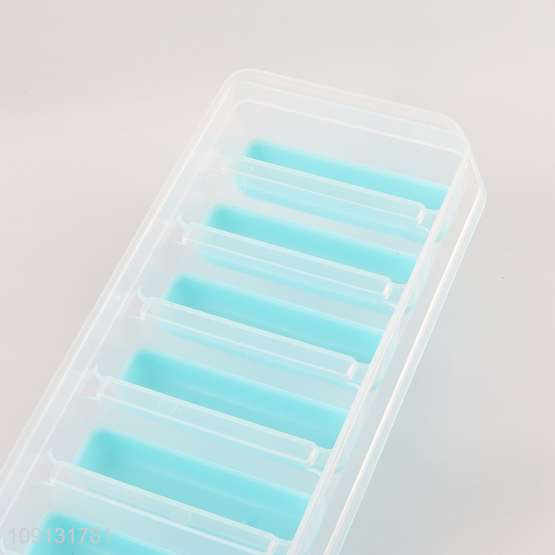 Good Quality Reusable Silicone Ice Cube Tray Ice Stick Tray with Lid