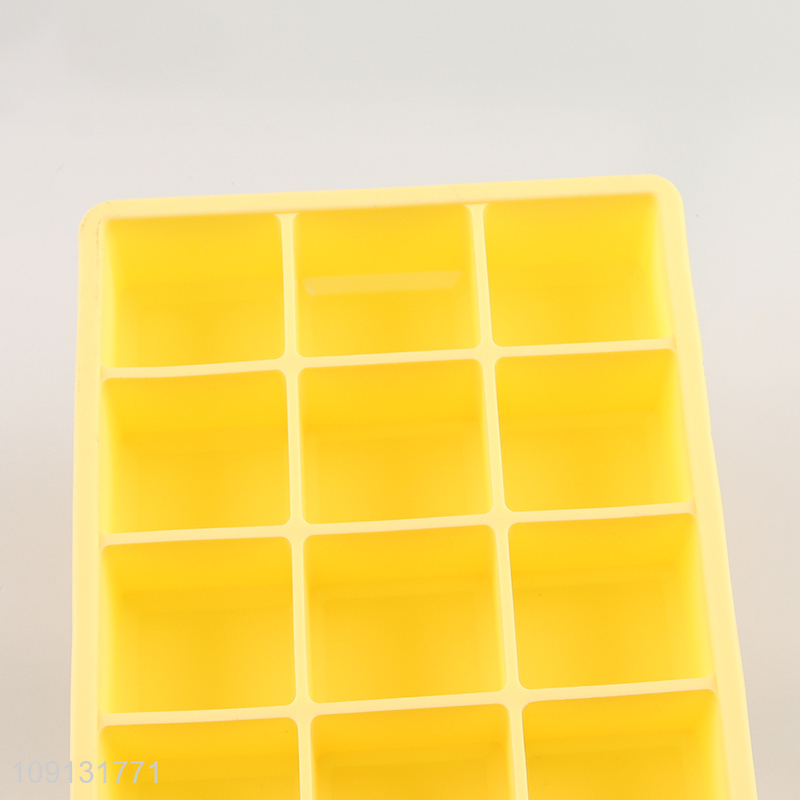 High Quality Food Grade Silicone Ice Cube Tray with Removeable Lid