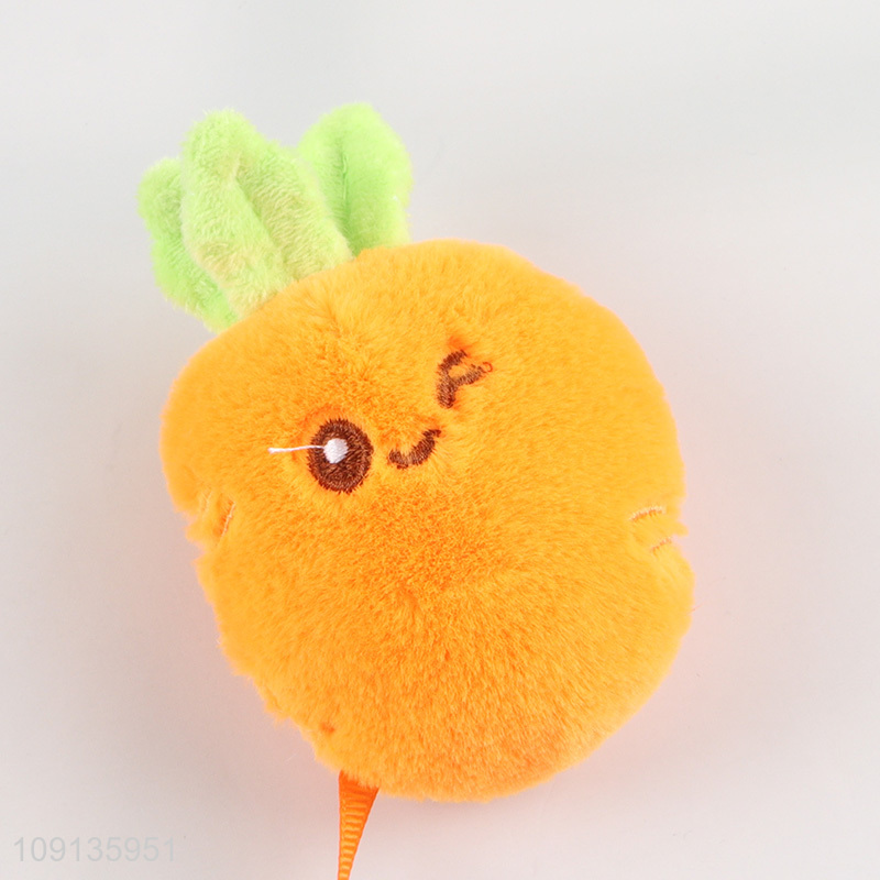 China supplier creative cartoon carrot plush toys for children