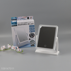 Online wholesale rectangle led light cup cosmetic mirror vanity mirror