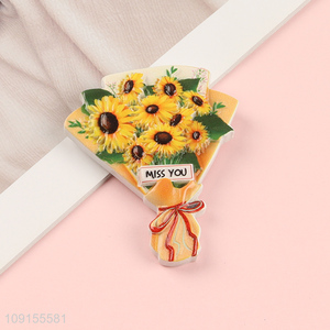 Hot selling flower resin fridge magnet refrigerator magnet wholesale