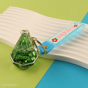 Most popular plastic creative keychain key ring for gifts