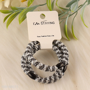 China factory fashion girls hair rope hair band for hair accessories