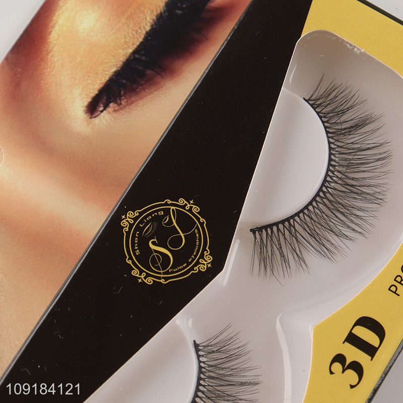 China factory natural soft women 3d false eyelash for sale