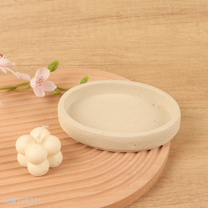 Factory direct sale oval soap tray soap holder for bathroom accessories