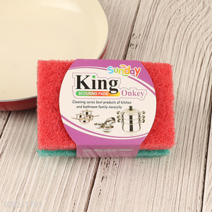 China products 2pcs kitchen dish washing scouring pad set for home