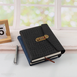 Good Quality A5 Notebook PU Leather Hardcover Notebook for Home Office