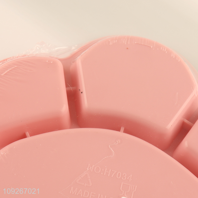 Good selling plastic baby dinner plate set with fork and spoon wholesale