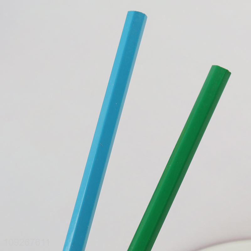 China products 12pcs super soft school kids stationery colored pencil set