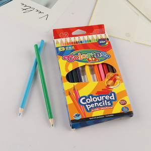 China products 12pcs super soft school kids stationery colored <em>pencil</em> set