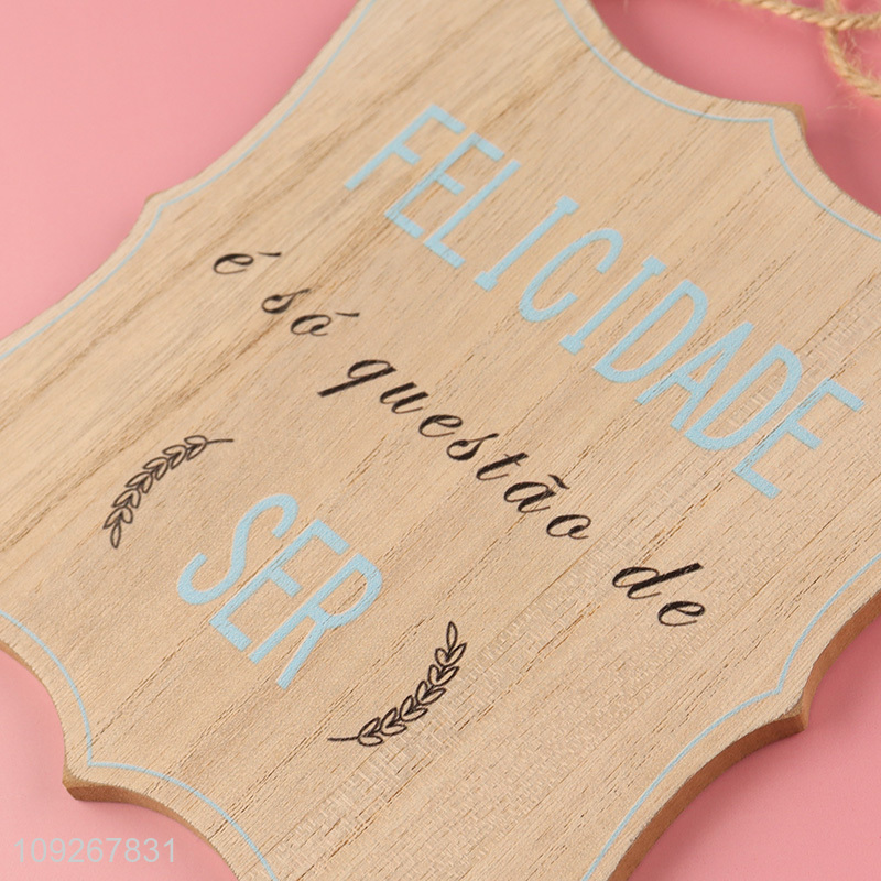 Top products wooden crafts wooden hanging ornament decoration for sale