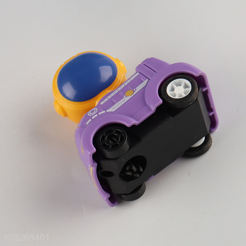 Hot items children diy space puzzle game rail car toys set