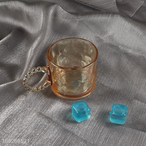 Hot selling <em>glass</em> unbreakable water <em>cup</em> coffee <em>cup</em> with handle