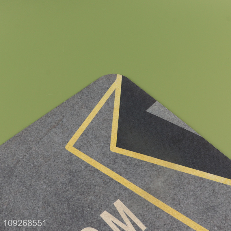 China factory rectangle non-slip bathroom mat floor mat for sale