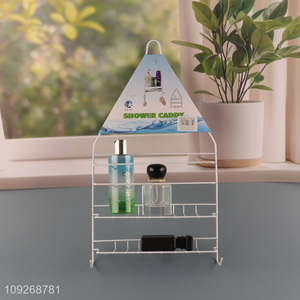 China wholesale household <em>bathroom</em> <em>accessories</em> iron shower shelves shower caddy