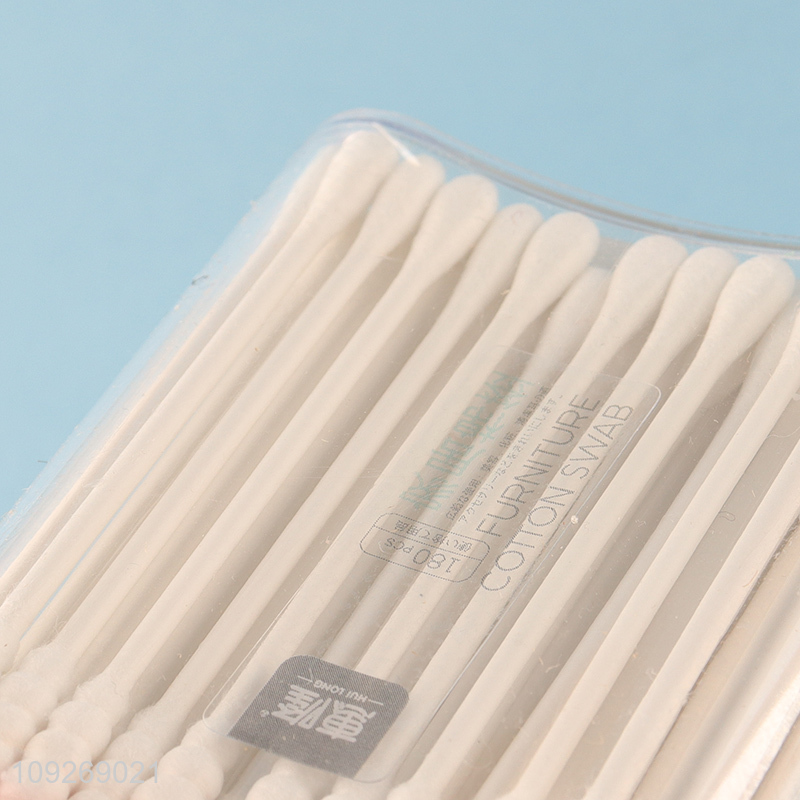 Good selling household 180pcs paper stick cotton swab cotton bud wholesale