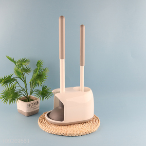 Hot selling 2pcs household <em>bathroom</em> <em>accessories</em> toilet brush toilet plungers set