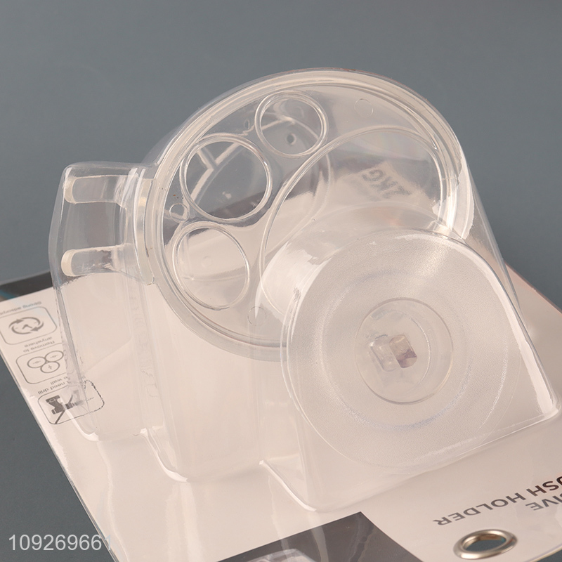 China factory household bathroom wall-mounted self-adhesive toothbrush holder