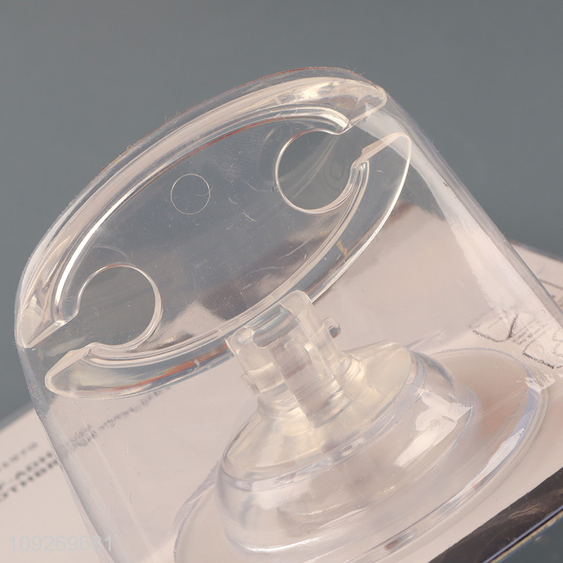 Popular products wall-mounted self-adhesive toothbrush holder for bathroom accessories