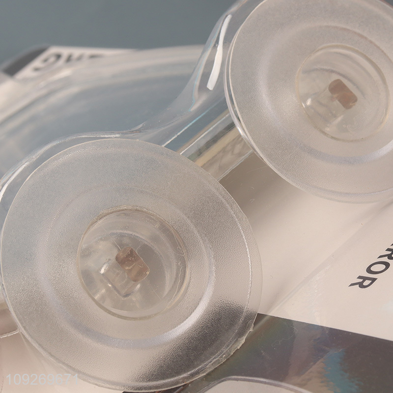 Hot selling bathroom accessories wall-mounted self-adhesive makeup mirror wholesale