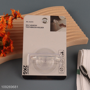 Popular products wall-mounted self-adhesive toothbrush holder for <em>bathroom</em> <em>accessories</em>
