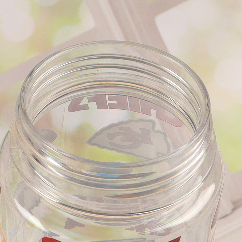 Good Quality Portable Plastic Water Bottle Cute Water Bottle with Flip Straw