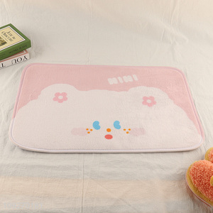 Popular products cartoon bear pink <em>floor</em> <em>mat</em> door <em>mat</em> for sale