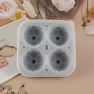 Yiwu market silicone football shape ice ball mold