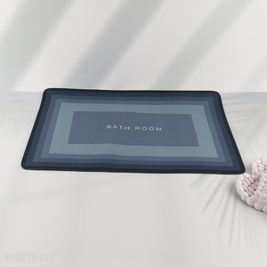 Popular products rectangle waterproof anti-slip <em>floor</em> <em>mat</em> door <em>mat</em> bathroom <em>mat</em>