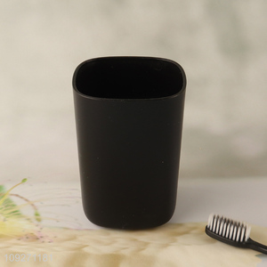 Hot products black <em>bathroom</em> plastic cup mouthwash cup