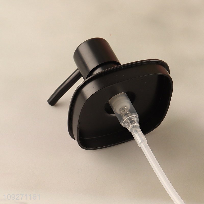 Good quality black bathroom accessories household liquid soap dispenser