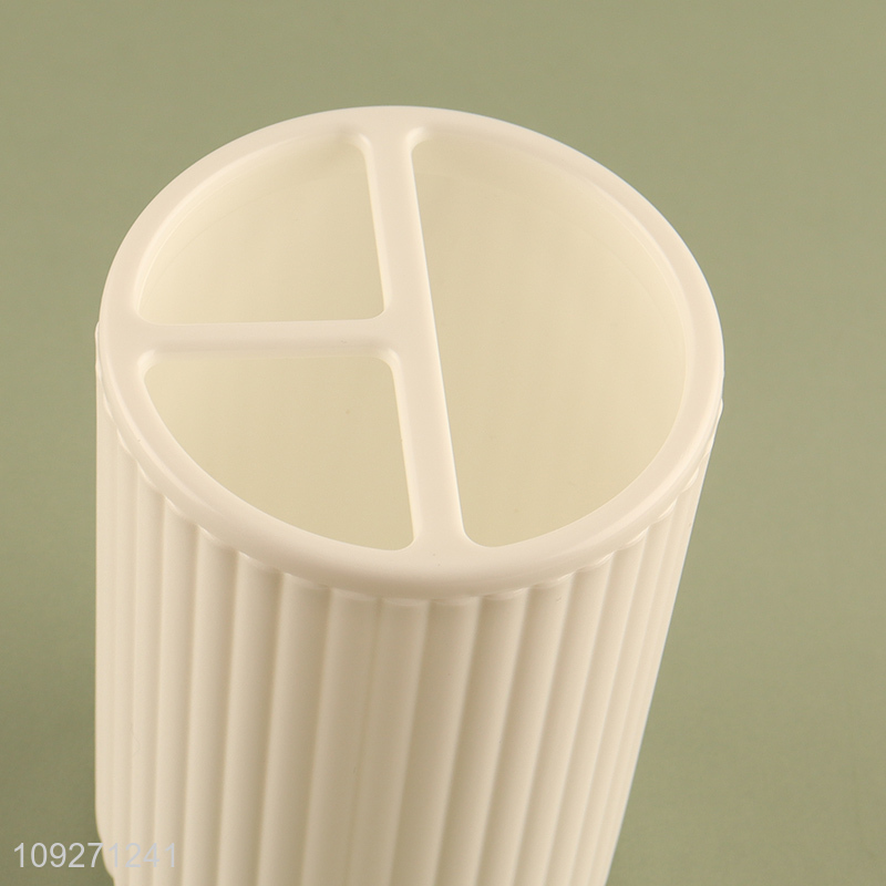 Low price white toothbrush holder for bathroom accessories