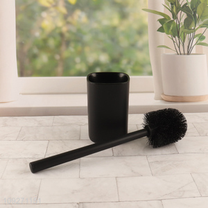 Yiwu market black <em>bathroom</em> <em>accessories</em> toilet brush for sale