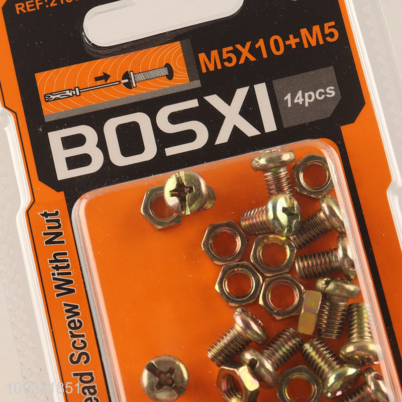 Best selling iron screws and nuts set hardware assortment kit