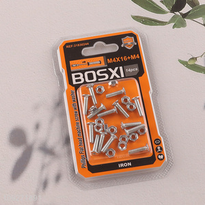 Factory supply iron screws and nuts set hardware assortment kit