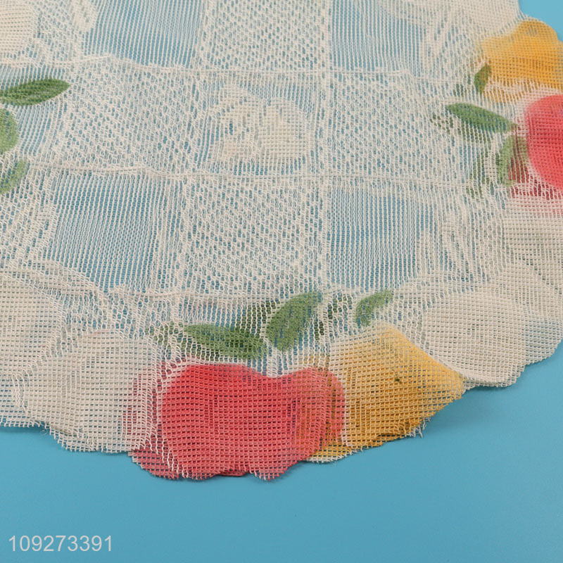 Factory wholesale 2pcs polyester dinner mat placemat table mats