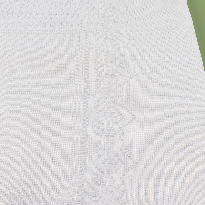Top sale hollow polyester table cloth table decoration