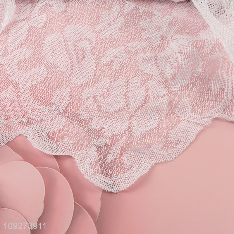 Best quality hollow polyester table cloth table decoration