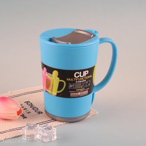 Top sale plastic cup water cup drinking cup with handle