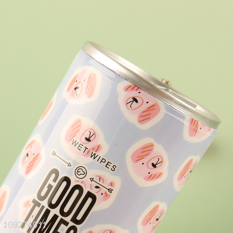 Top products pure natural wet wipes with cans