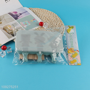 Popular products silicone ice pop mold popsicle mold for sale