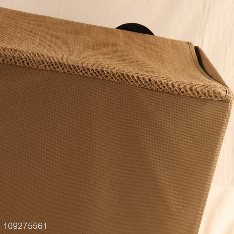 Factory price cartoon non-woven fabric storage basket