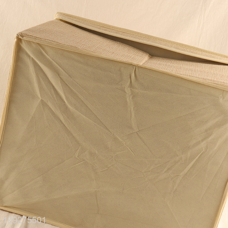 High quality large capacity non-woven fabric storage basket