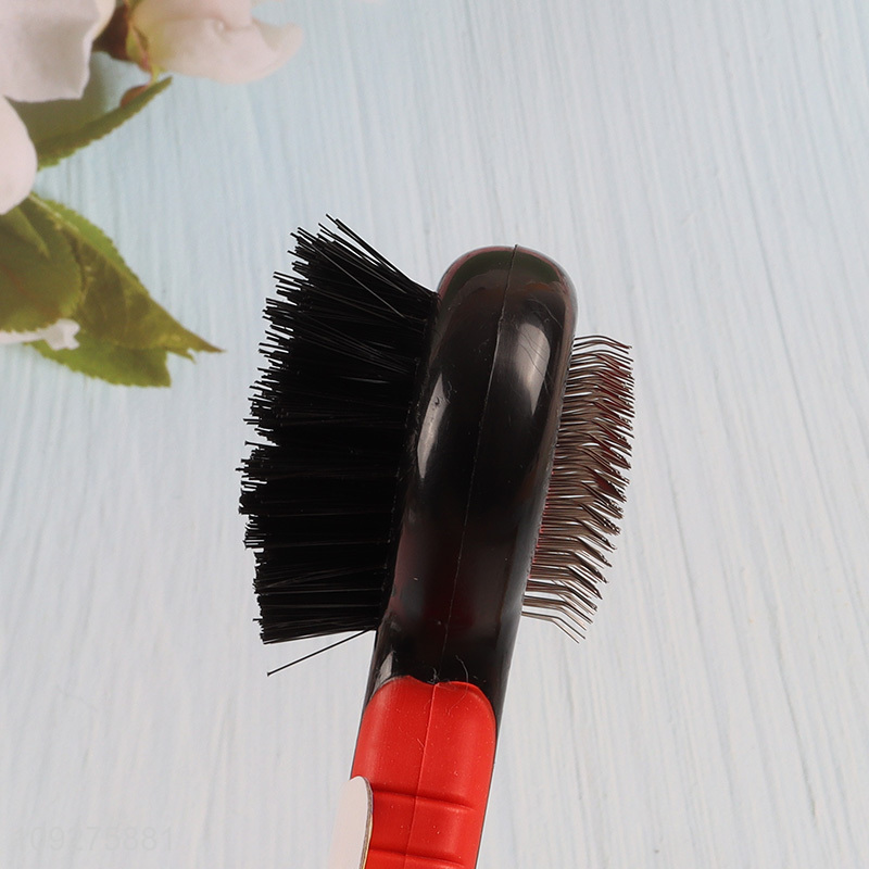 Popular products double-sided pet grooming comb pet brush for sale