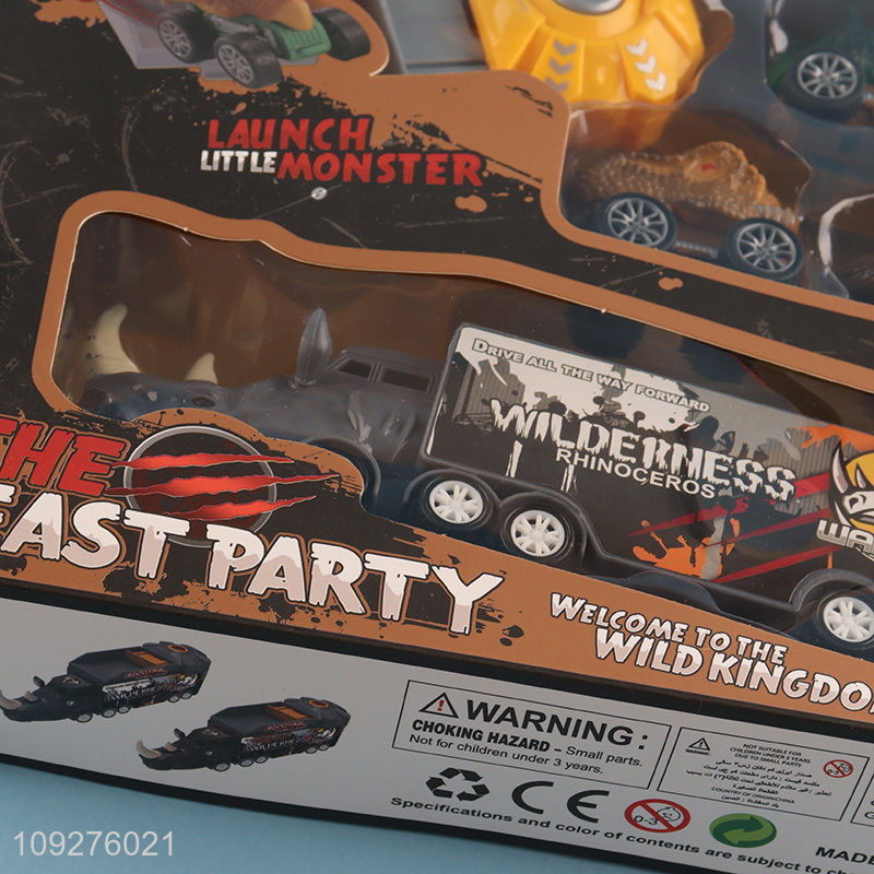 Latest products dinosaur series inertial vehicle toy for kids