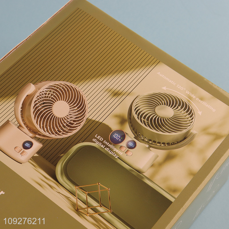China products household portable desktop fan rachargeable fan