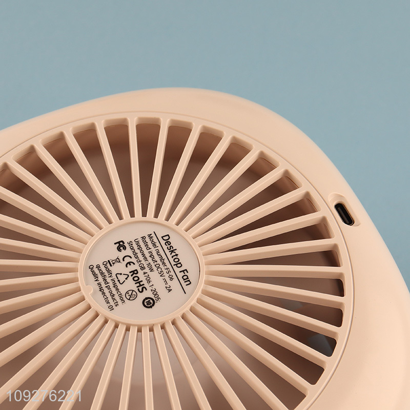 Latest products home office rachargeable fan desktop fan